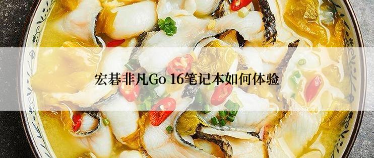 宏碁非凡Go 16笔记本如何体验