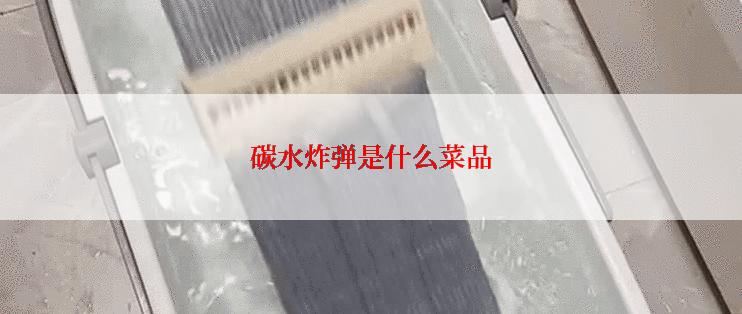 碳水炸弹是什么菜品