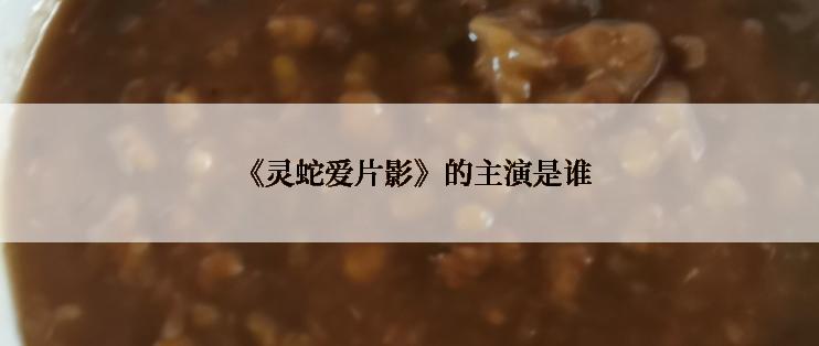  《灵蛇爱片影》的主演是谁