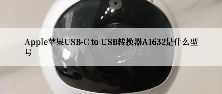 Apple苹果USB-C to USB转换器A1632是什么型号