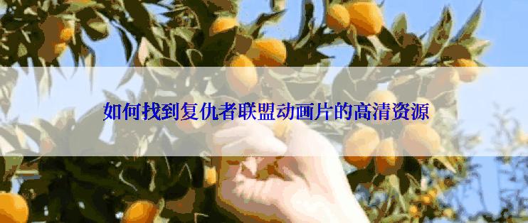  如何找到复仇者联盟动画片的高清资源