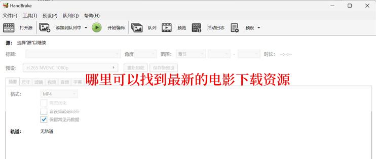哪里可以找到最新的电影下载资源