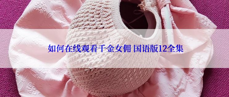  如何在线观看千金女佣 国语版12全集