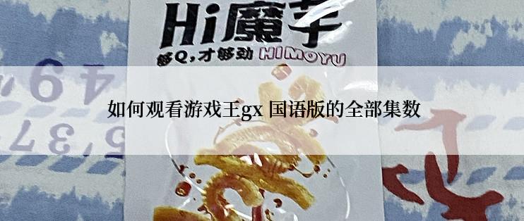  如何观看游戏王gx 国语版的全部集数