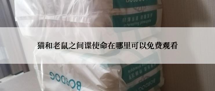 猫和老鼠之间谍使命在哪里可以免费观看