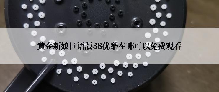 黄金新娘国语版38优酷在哪可以免费观看