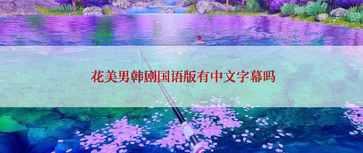  花美男韩剧国语版有中文字幕吗