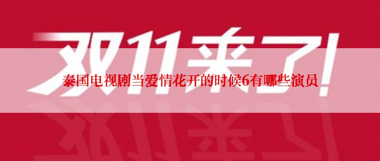 泰国电视剧当爱情花开的时候6有哪些演员