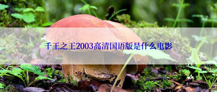 千王之王2003高清国语版是什么电影