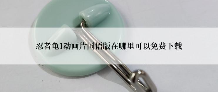 忍者龟1动画片国语版在哪里可以免费下载