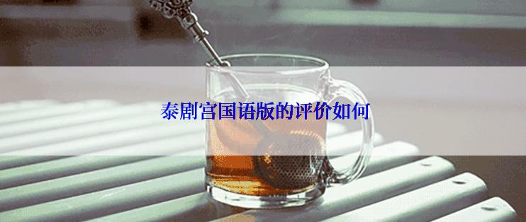  泰剧宫国语版的评价如何