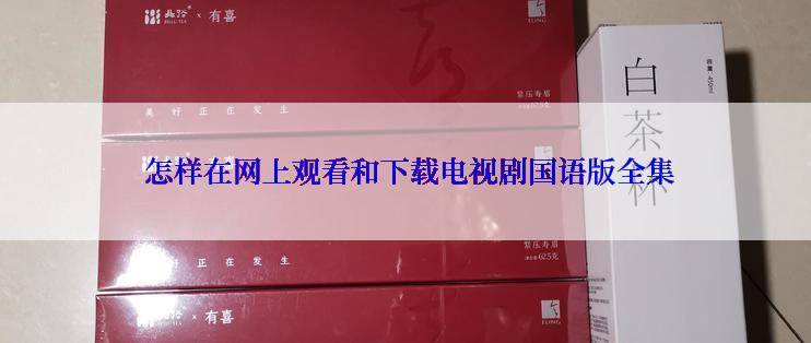  怎样在网上观看和下载电视剧国语版全集