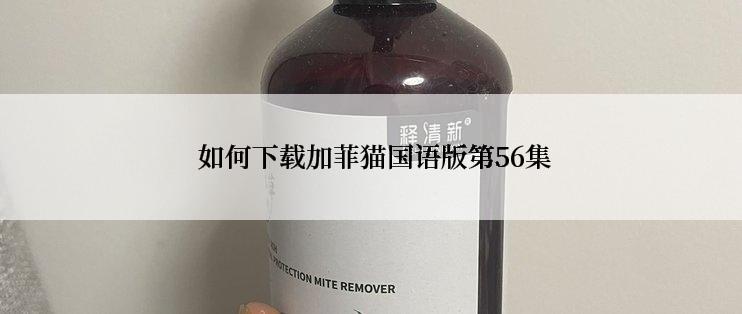  如何下载加菲猫国语版第56集