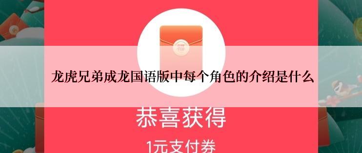  龙虎兄弟成龙国语版中每个角色的介绍是什么