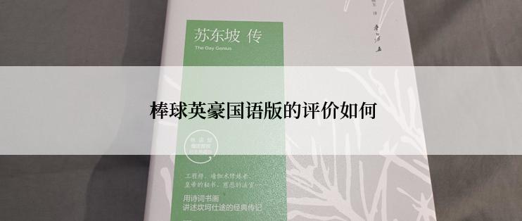  棒球英豪国语版的评价如何