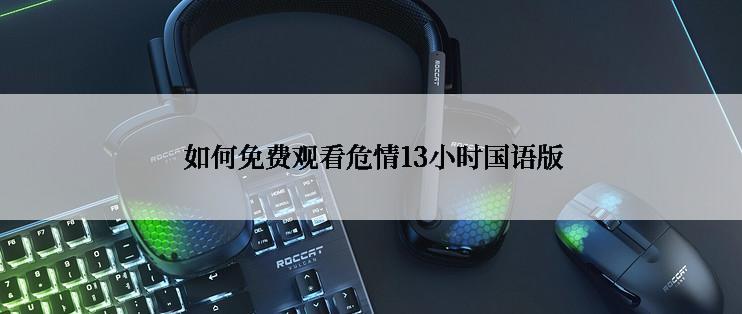  如何免费观看危情13小时国语版