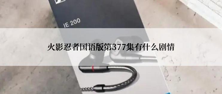 火影忍者国语版第377集有什么剧情