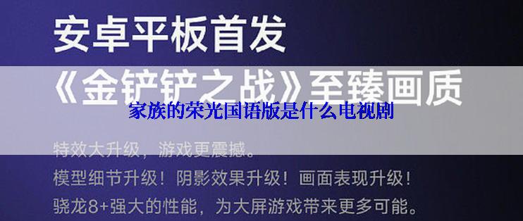 家族的荣光国语版是什么电视剧