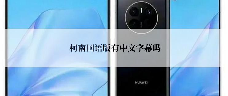  柯南国语版有中文字幕吗