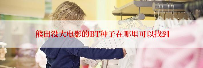  熊出没大电影的BT种子在哪里可以找到