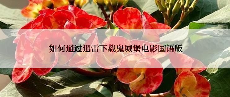  如何通过迅雷下载鬼城堡电影国语版