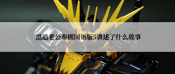  黑道老公泰剧国语版5讲述了什么故事