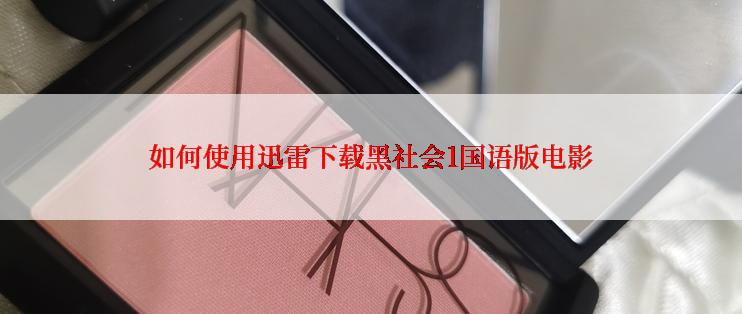 如何使用迅雷下载黑社会1国语版电影