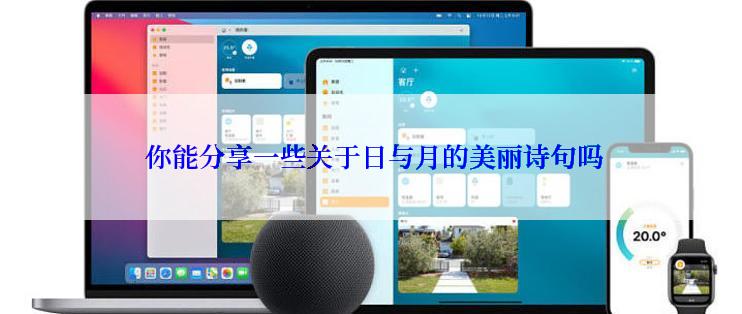  你能分享一些关于日与月的美丽诗句吗