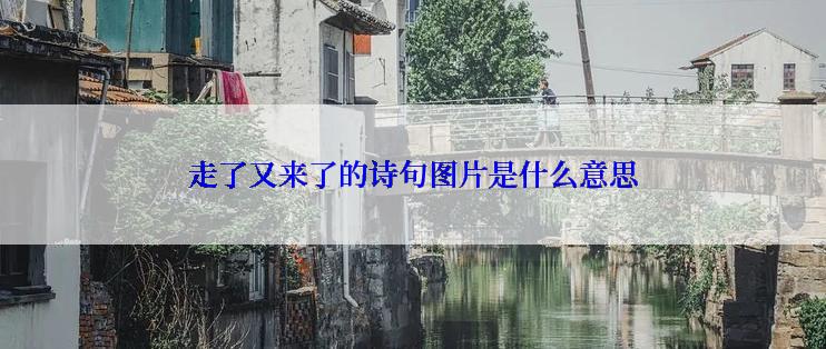 走了又来了的诗句图片是什么意思