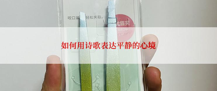 如何用诗歌表达平静的心境