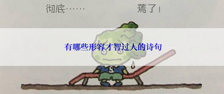  有哪些形容才智过人的诗句