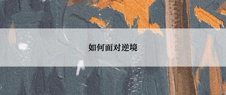 如何面对逆境