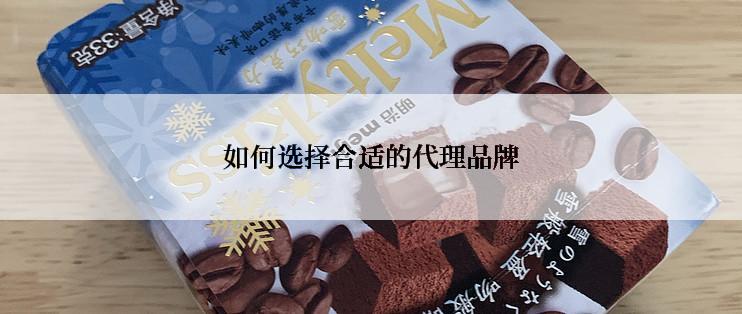 如何选择合适的代理品牌