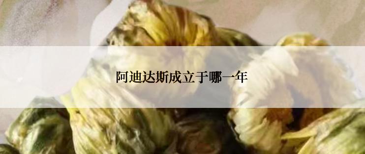 阿迪达斯成立于哪一年