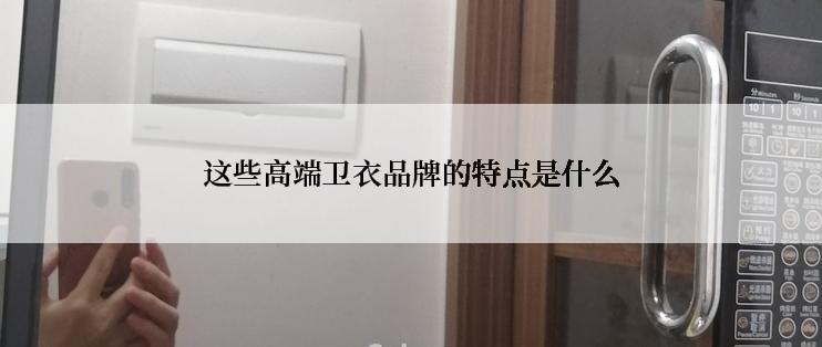 这些高端卫衣品牌的特点是什么