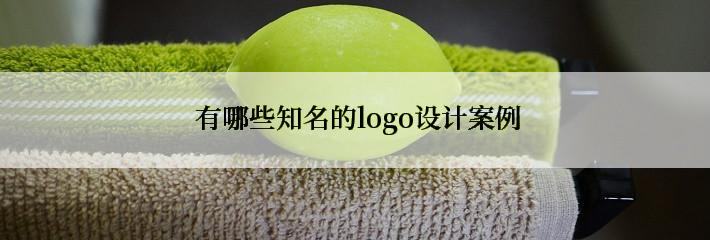  有哪些知名的logo设计案例