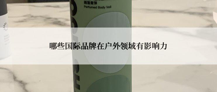 哪些国际品牌在户外领域有影响力