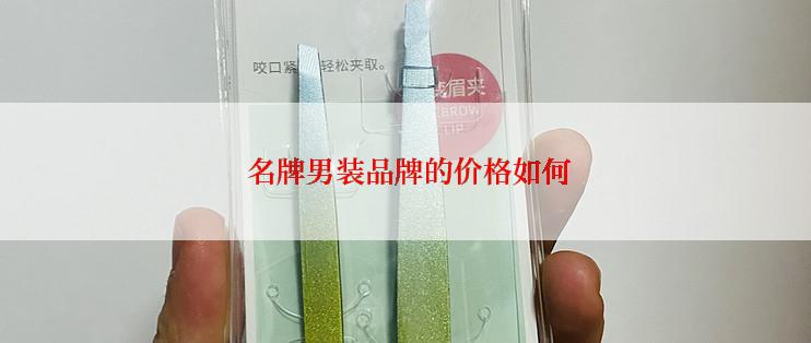  名牌男装品牌的价格如何