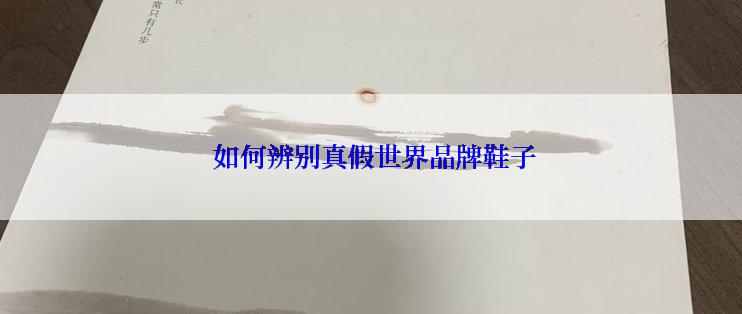  如何辨别真假世界品牌鞋子