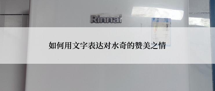 如何用文字表达对水奇的赞美之情