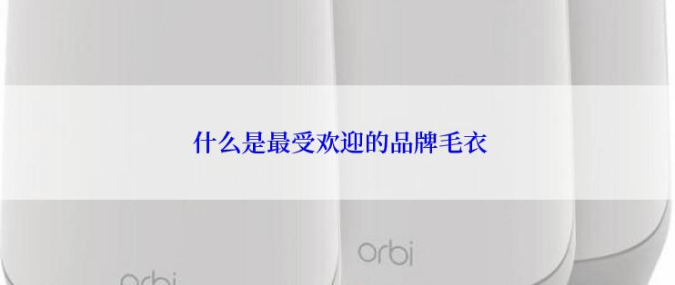  什么是最受欢迎的品牌毛衣