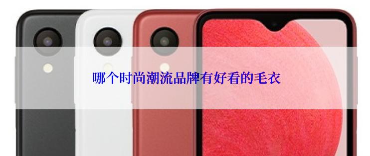  哪个时尚潮流品牌有好看的毛衣