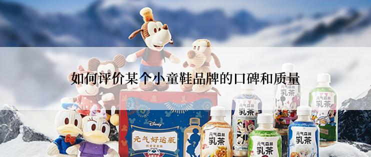 如何评价某个小童鞋品牌的口碑和质量