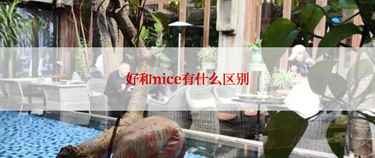 好和nice有什么区别