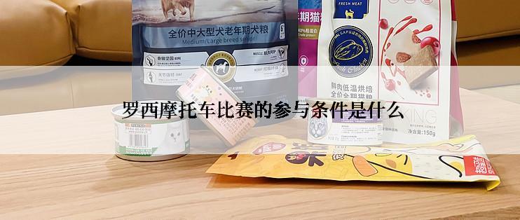  罗西摩托车比赛的参与条件是什么