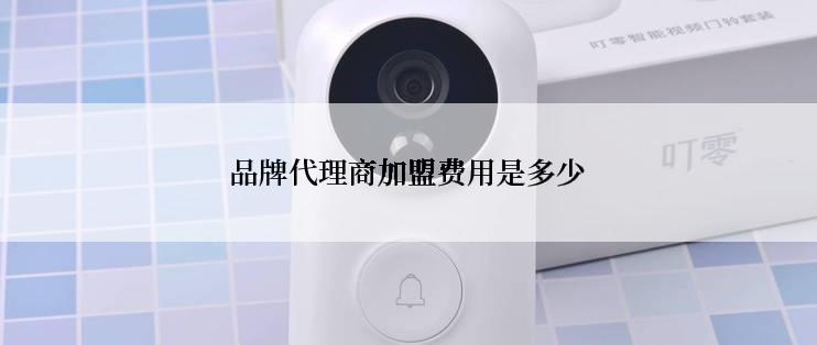 品牌代理商加盟费用是多少