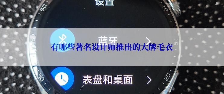 有哪些著名设计师推出的大牌毛衣