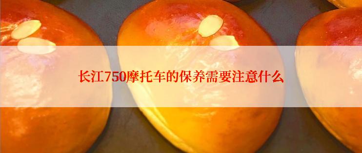 长江750摩托车的保养需要注意什么