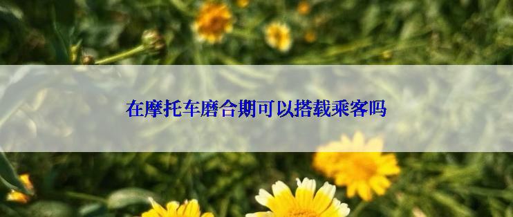 在摩托车磨合期可以搭载乘客吗