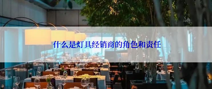  什么是灯具经销商的角色和责任